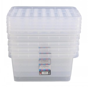 Wham Crystal Plastic Storage Box & Lid Size 03 (11 Litre)
